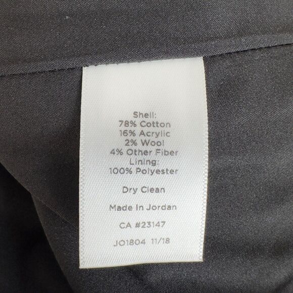 Talbots Textured Wool Skirt Womens Size 8 Pencil Back Slit Multicolor Career - Picture 9 of 12